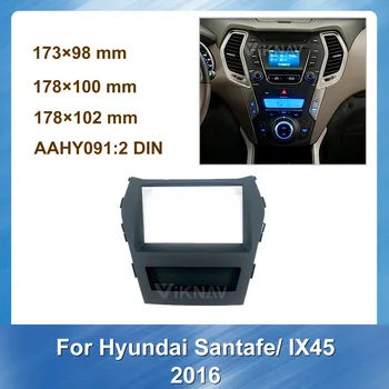 Autorádio Multimediálne fascia Na Hyundai Santafe IX45 2016 DVD, Stereo Panel Rám Doska Montážna Dash Inštalácia Rámu PALEC