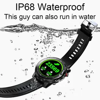 HD Displej EKG Smart Hodinky Mužov Plný Vodotesný IP68 Náramkové hodinky Srdcovej frekvencie BT5.0 Smartwatch pre IOS a Android